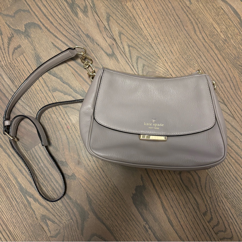 Kate Spade Gray Satchel Bag